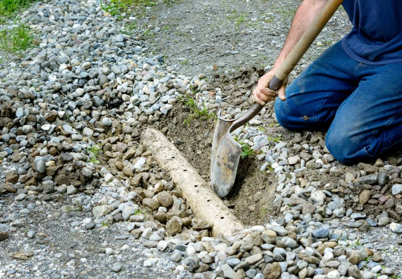 French Drain System Setup